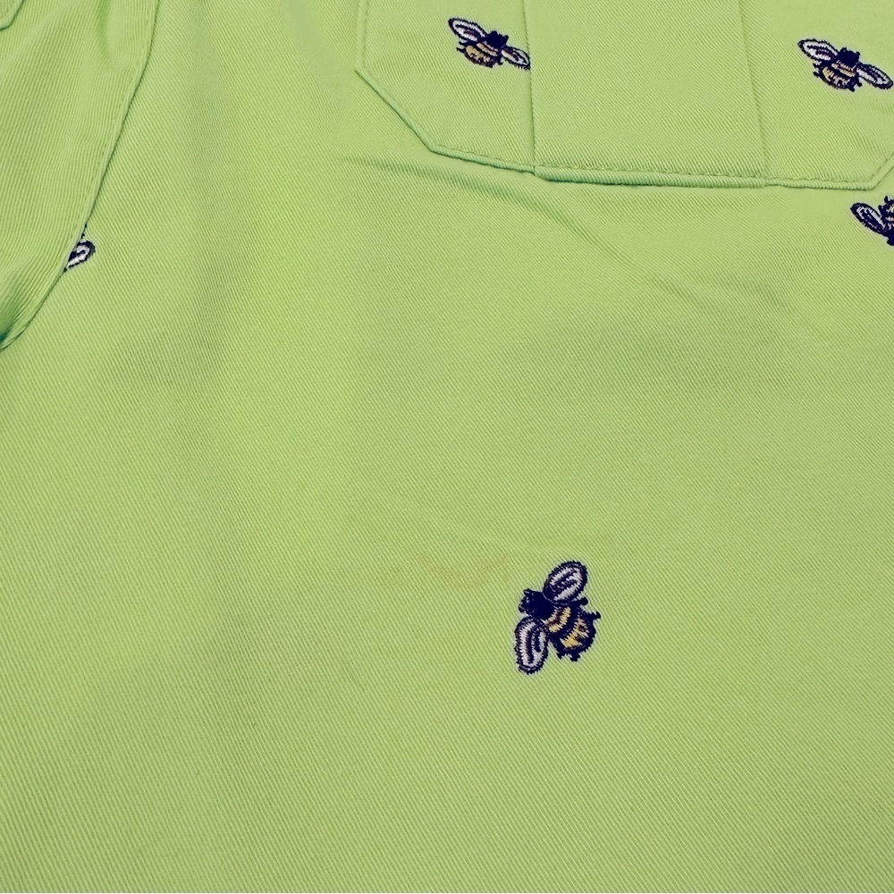 Whimsical Bee Embroidered Shorts with Matching Belt 8P - Picture 11 of 11